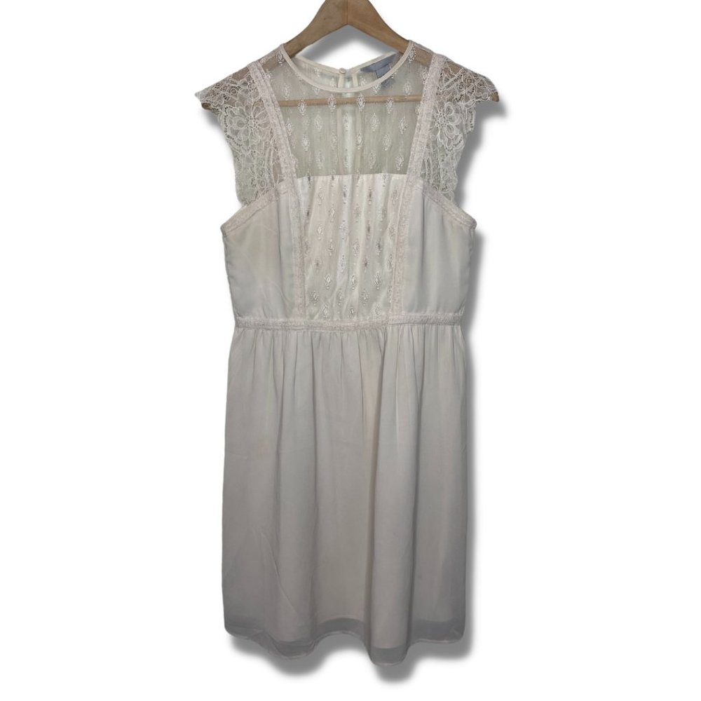 👗 H&M | Ivory Lace Dress | Size 8